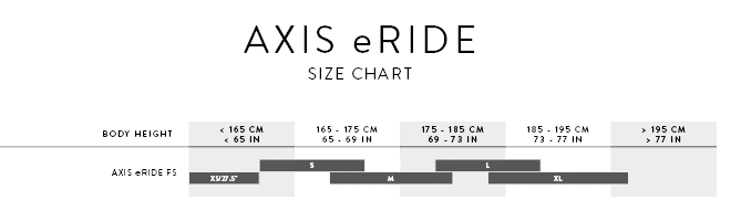 AXIS ERIDE SIZING