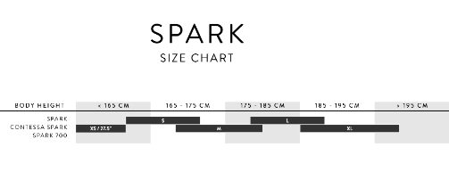 SPARK 930 2023 SIZING