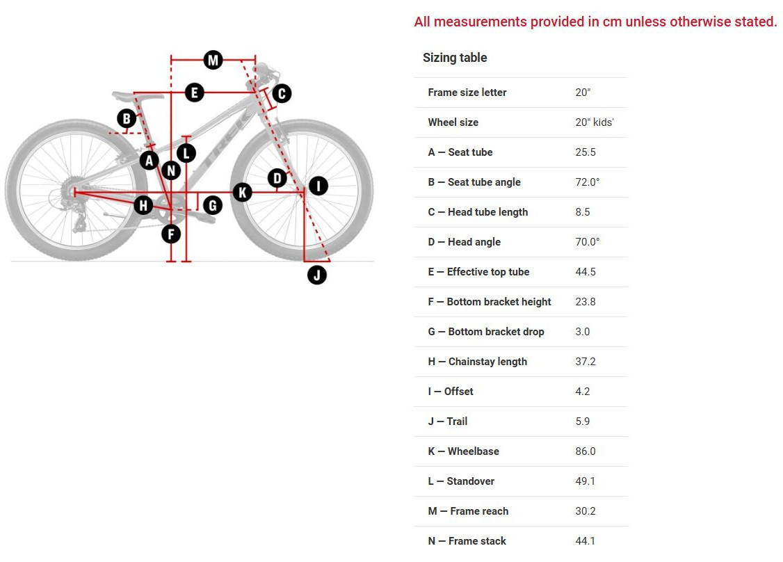 PRECALIBER 20 7-SPEED GEOMETRY