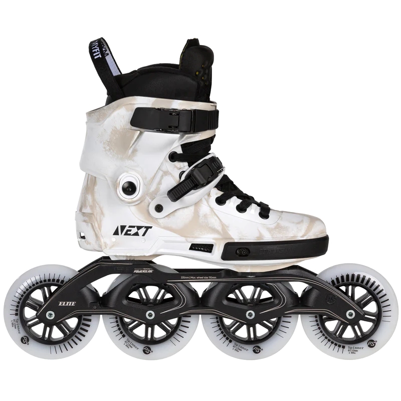 Powerslide Next Marble White 110 Πατίνια - Λευκό