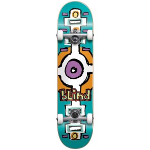 BLIND Round Space Yth FP Soft Wheels  Complete Skateboard 6.75'' - Teal