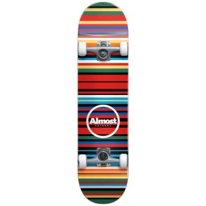 ALMOST Thin Strips FP Complete Skateboard 7.75' - Μαύρο